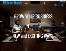 Tablet Screenshot of bluefoot.com